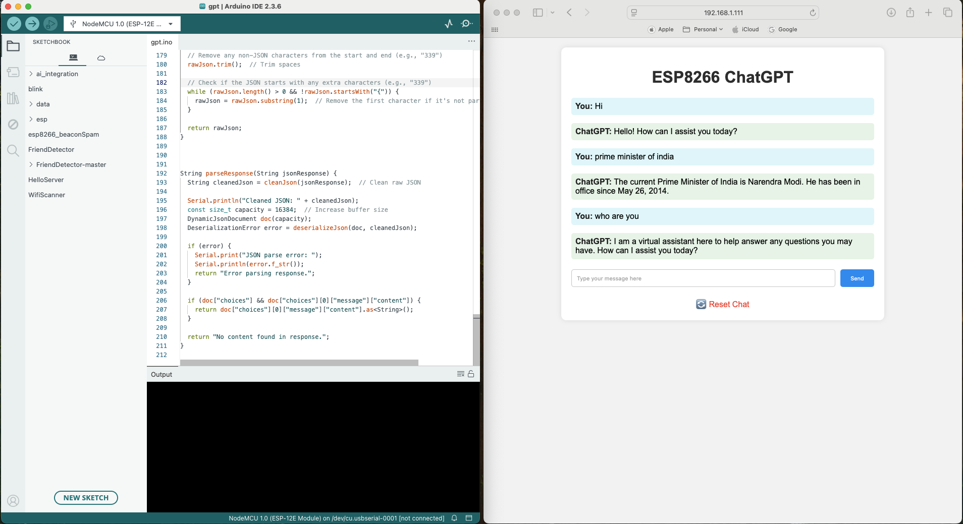 ESP GPT Integration project preview
